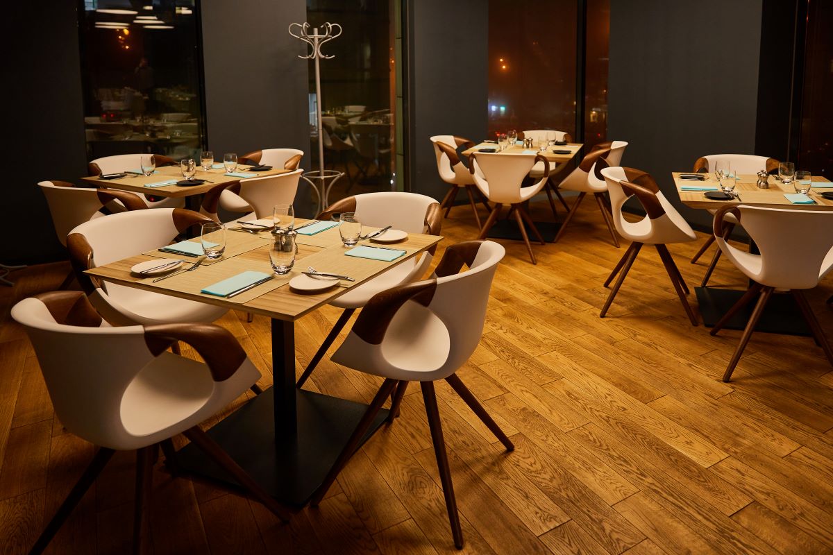 Cafe with futuristic interiorAntonMatyukha