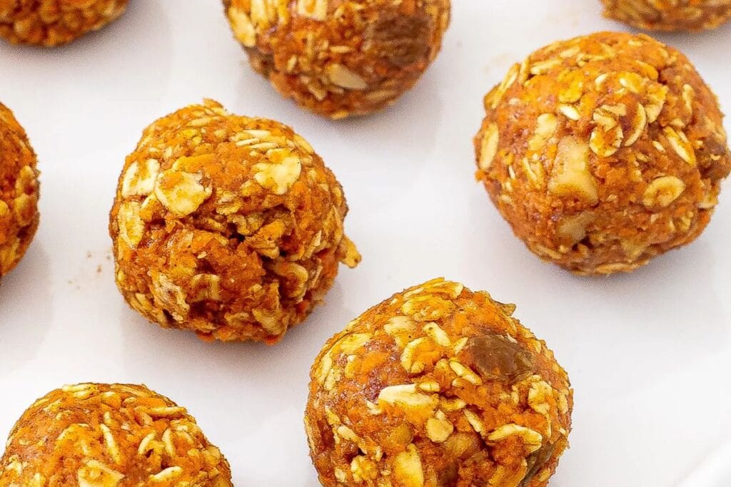 Carrot Cake Energy Balls by Chef Savvy