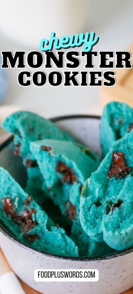 Chewy Cookie Monster Cookies Recipe