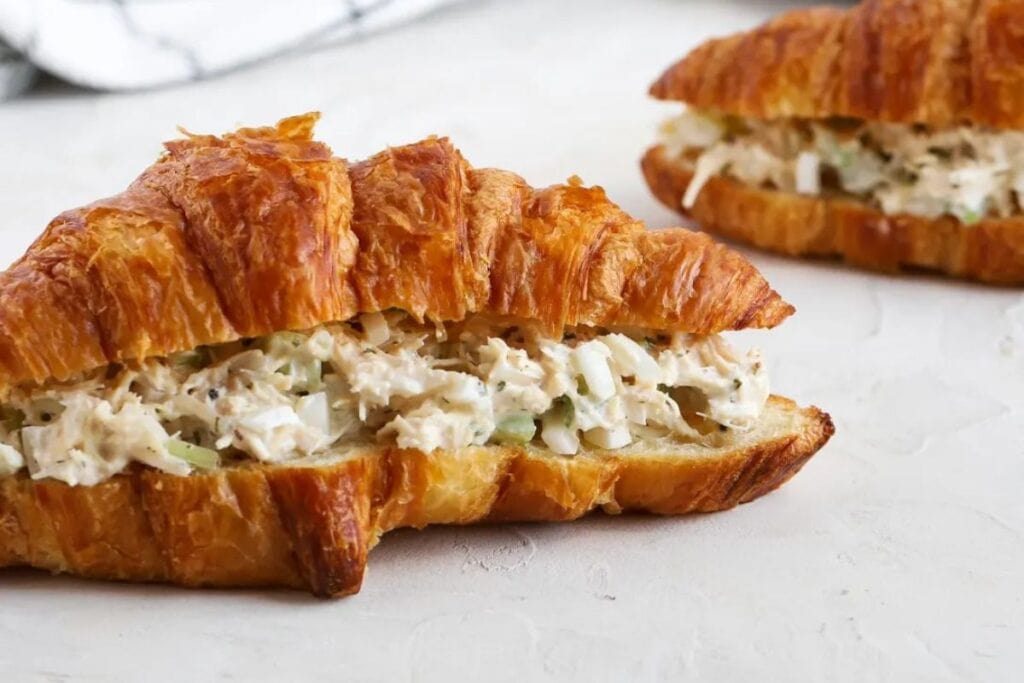 Chicken Salad Croissants by The Buttered Gnocchi