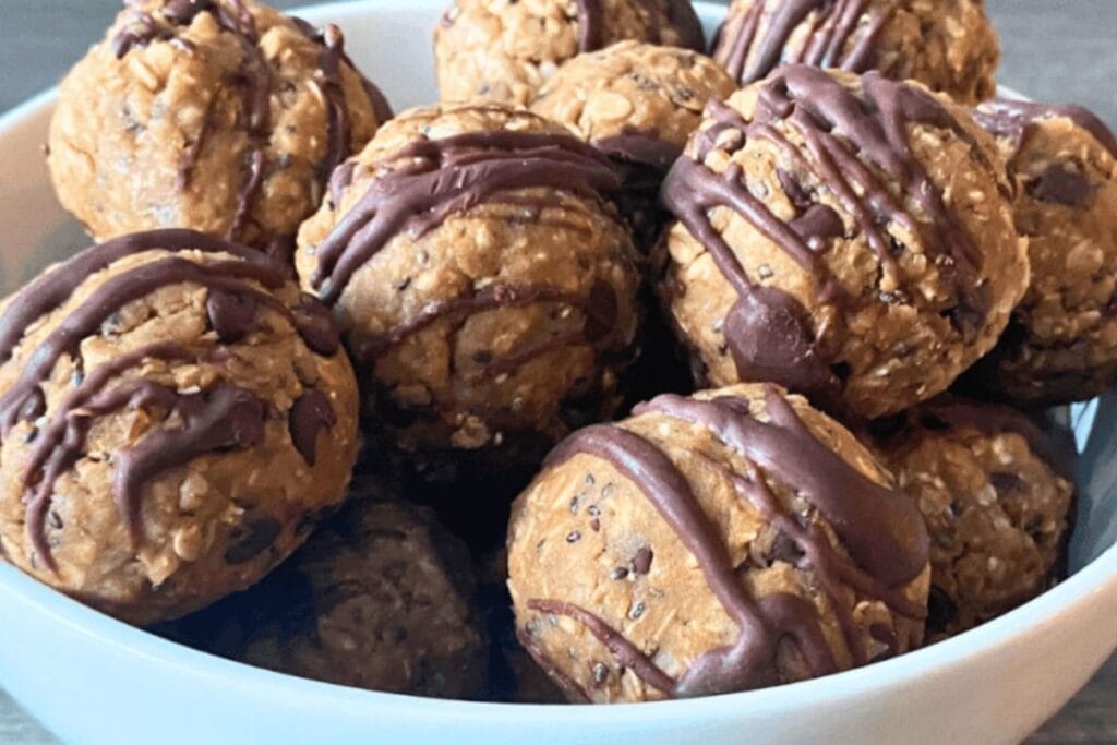 Chocolate Chip Crunch Protein Balls by Two Sisters Mix It Up