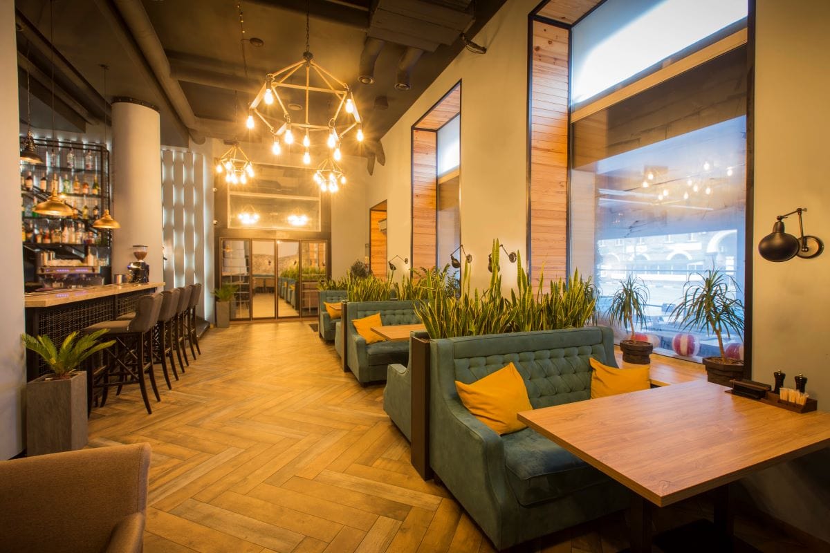 Cozy cafe interiorMilkos