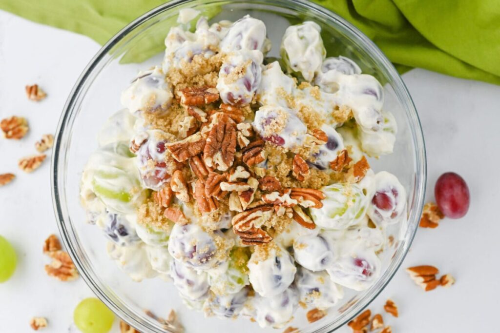 Creamy Grape Salad by The Cookin Chicks