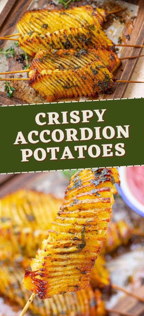 Crispy Accordion Potatoes - Air Fryer Recipe