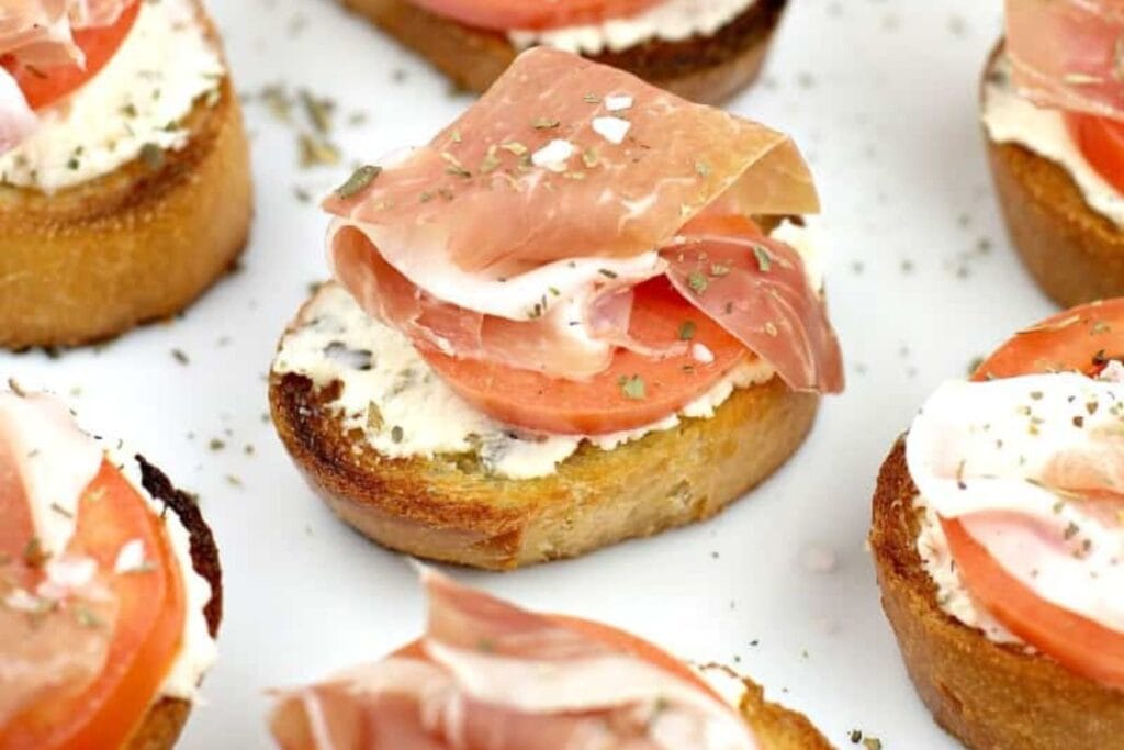 Crostini with Prosciutto by Ericas Recipes