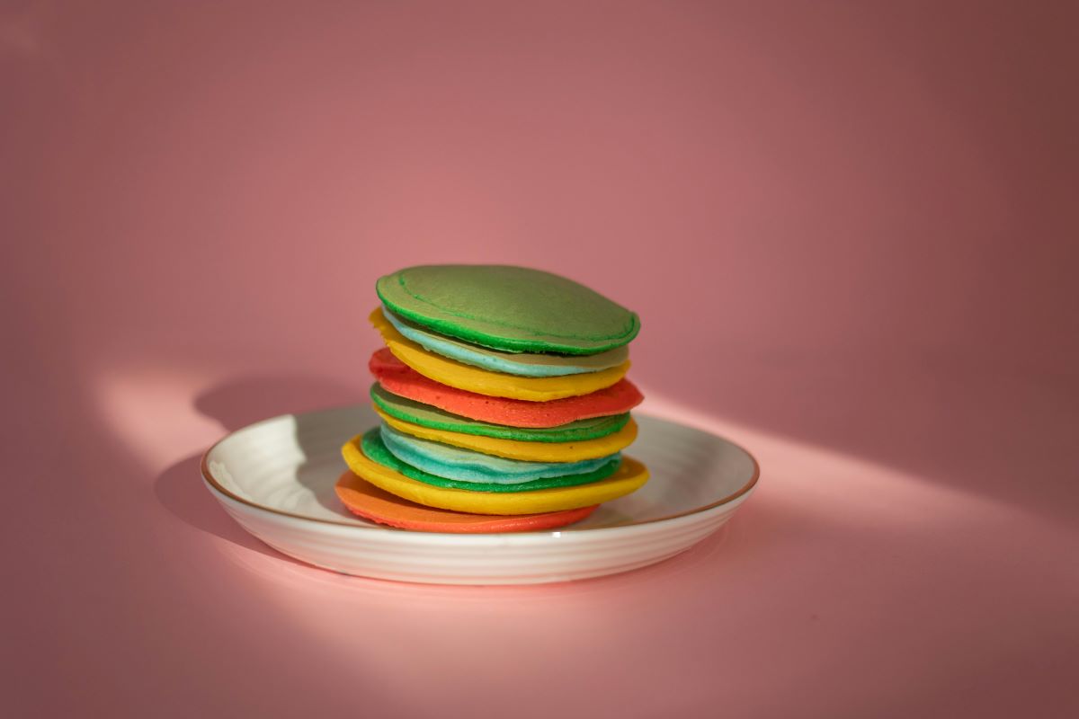 Dyed pancakes.PexelsMonstera Production