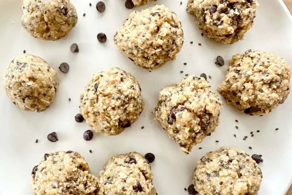 Easy Almond Flour Oat Balls by Food and Life Lately