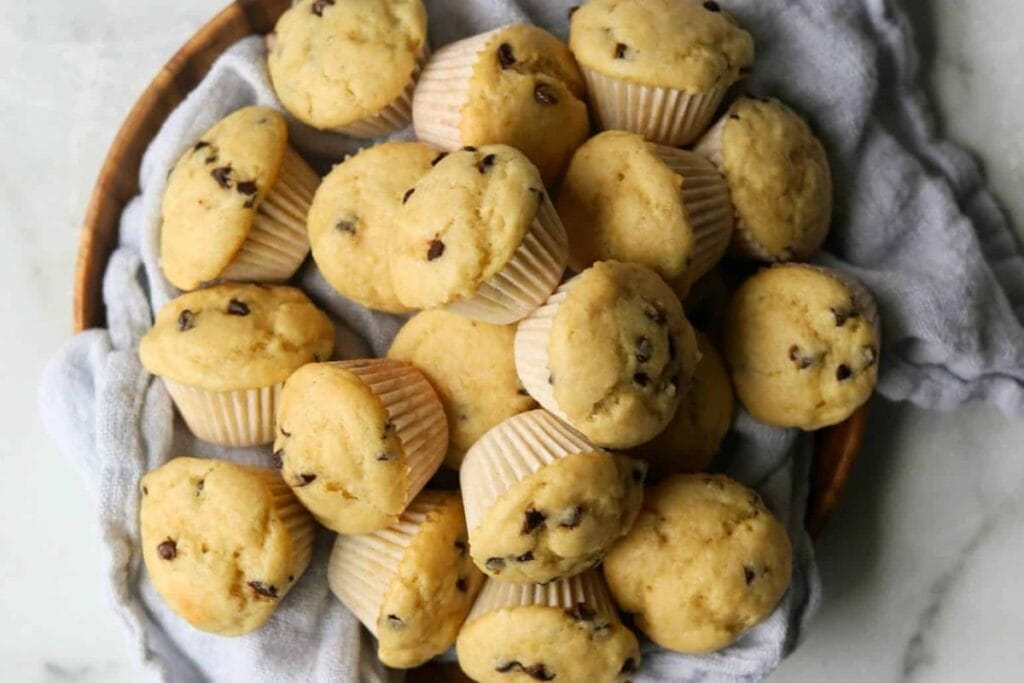 Easy Boat Snacks Mini Chocolate Chip Muffins by The Healthy Epicurean