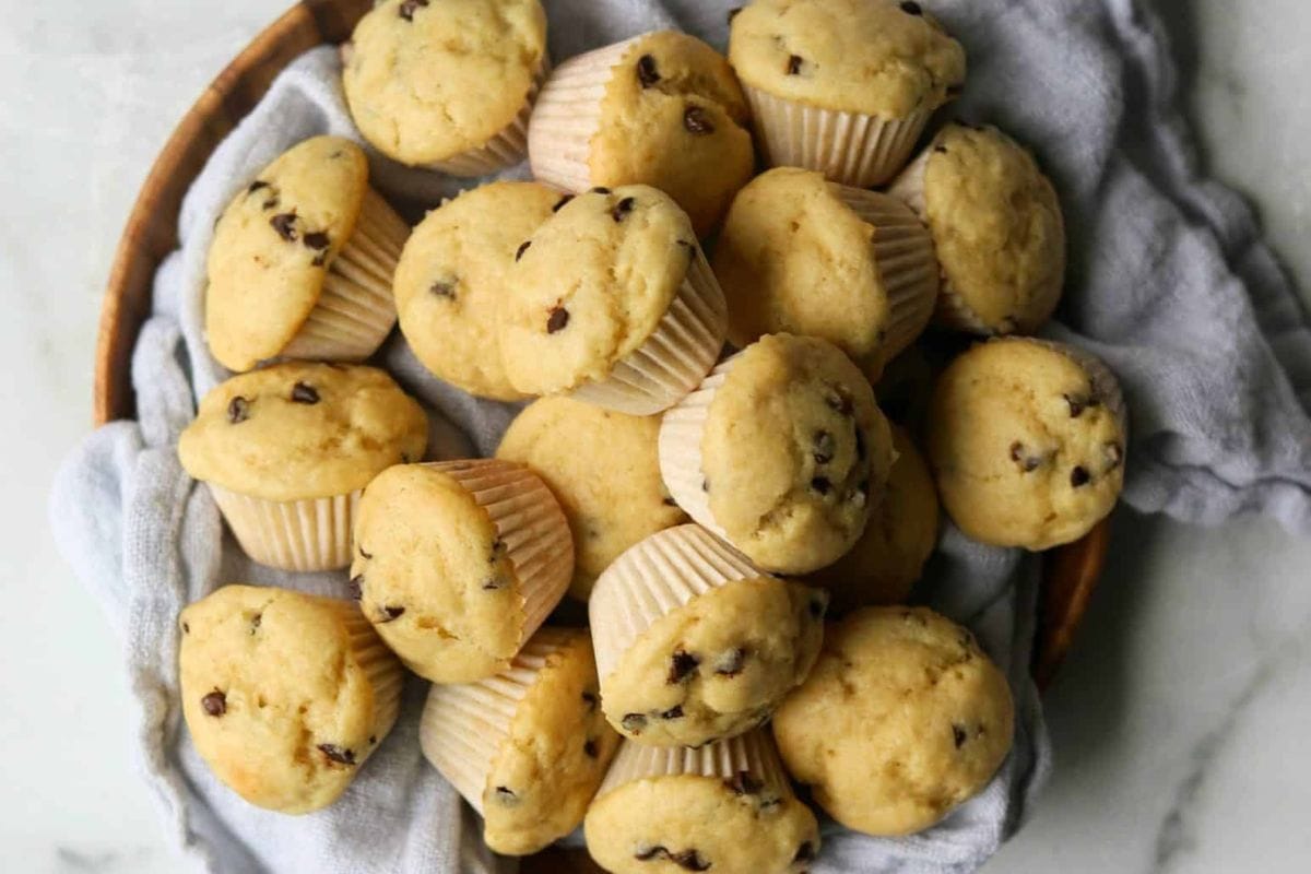 Easy Boat Snacks Mini Chocolate Chip Muffins by The Healthy Epicurean