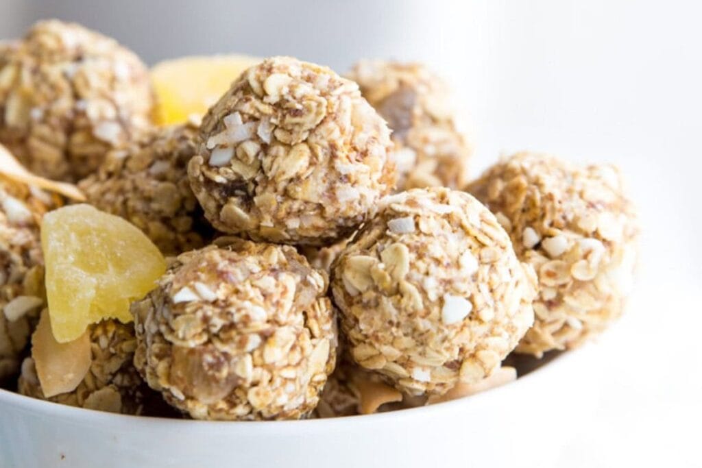 Easy No Bake Granola Bar Bites HFHL