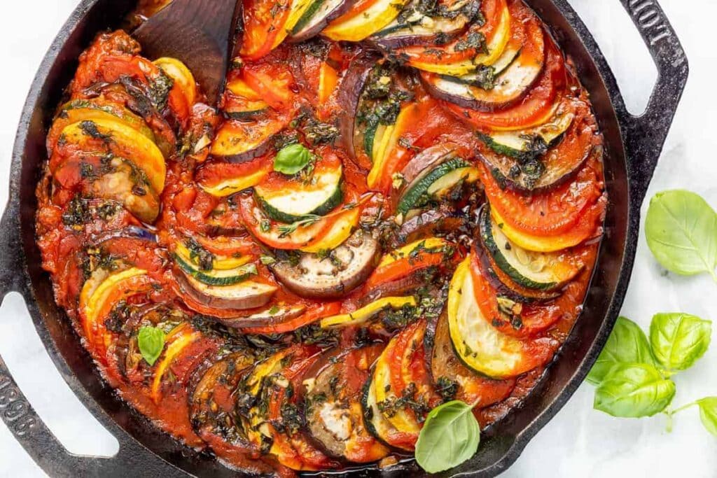 Easy Vegan Ratatouille by Happy Food Healthy Life