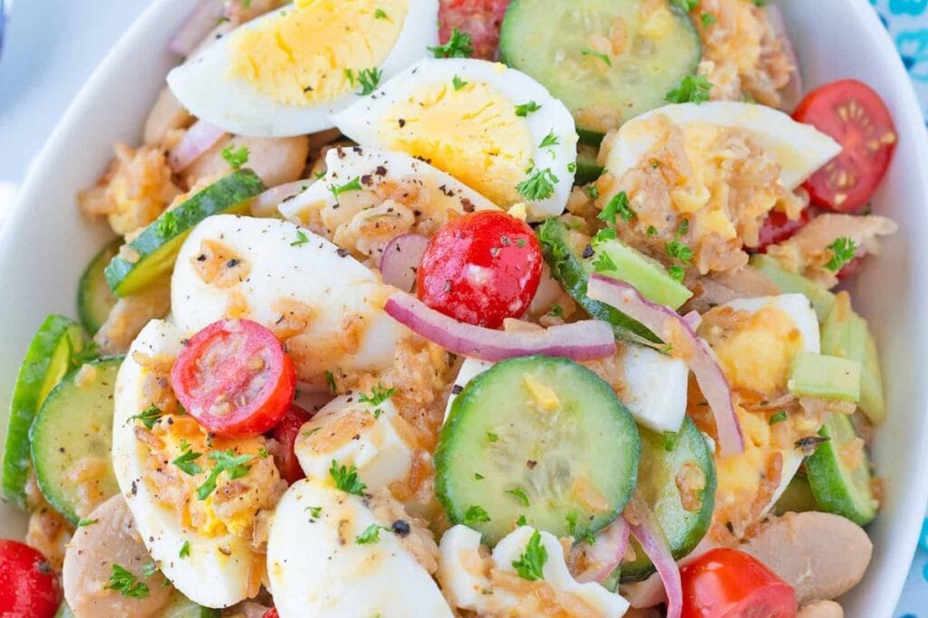 Egg Salad with Crispy Rice by Glenda Embree
