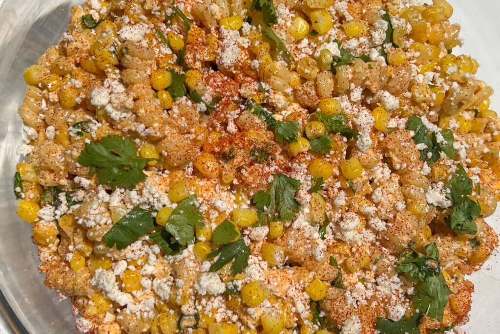 Elote Style Pasta Salad by Snacking Emily