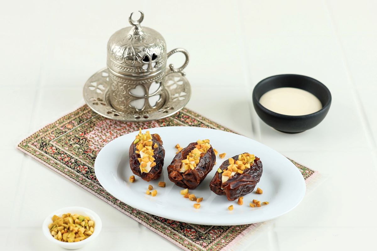 Goat Cheese Stuffed Dates Wrapped in ProsciuttoIkarahma