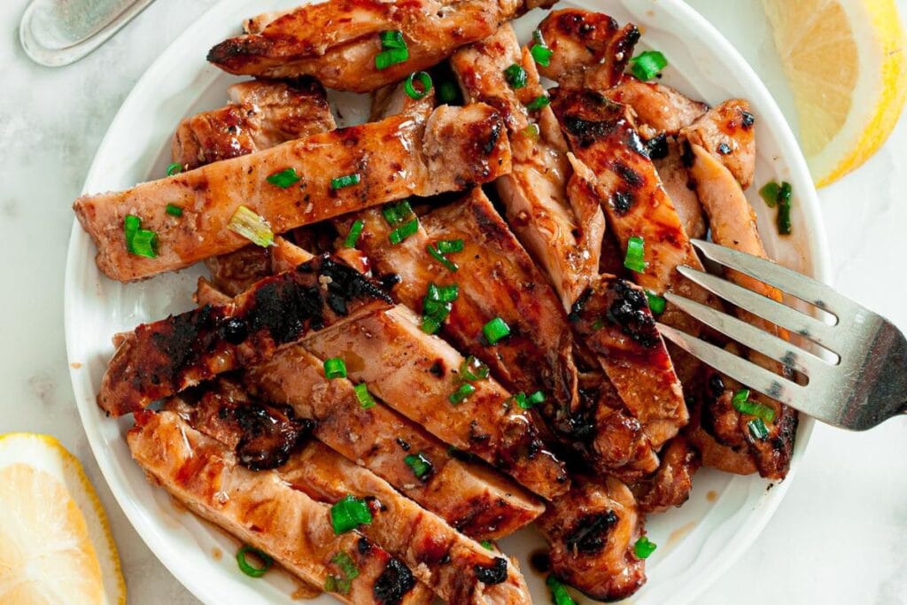 Grilled Chicken Thighs by Chew Out Loud