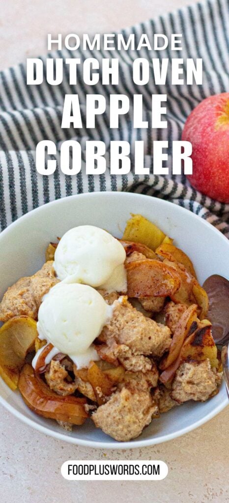 Homemade Dutch Oven Apple Cobbler Recipe