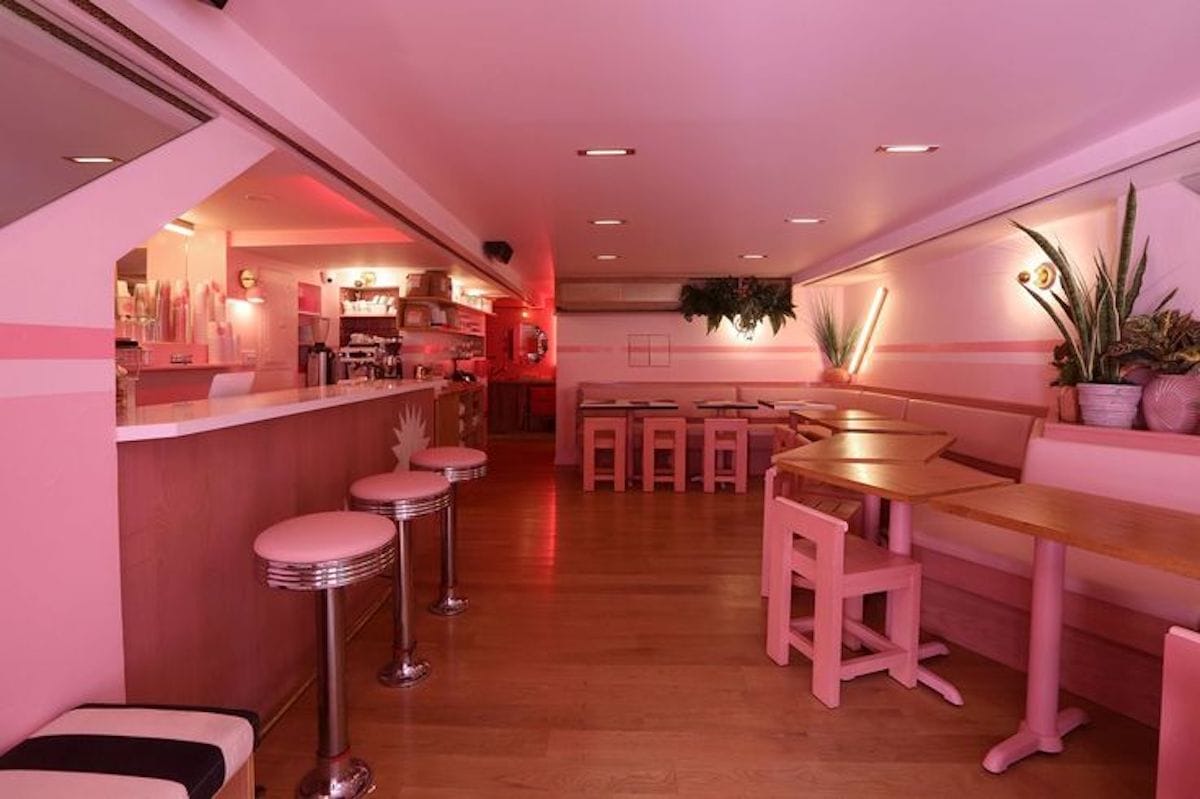 Inside Pietro Nolita the All Pink Restaurant From Two Fashion World Veterans 1