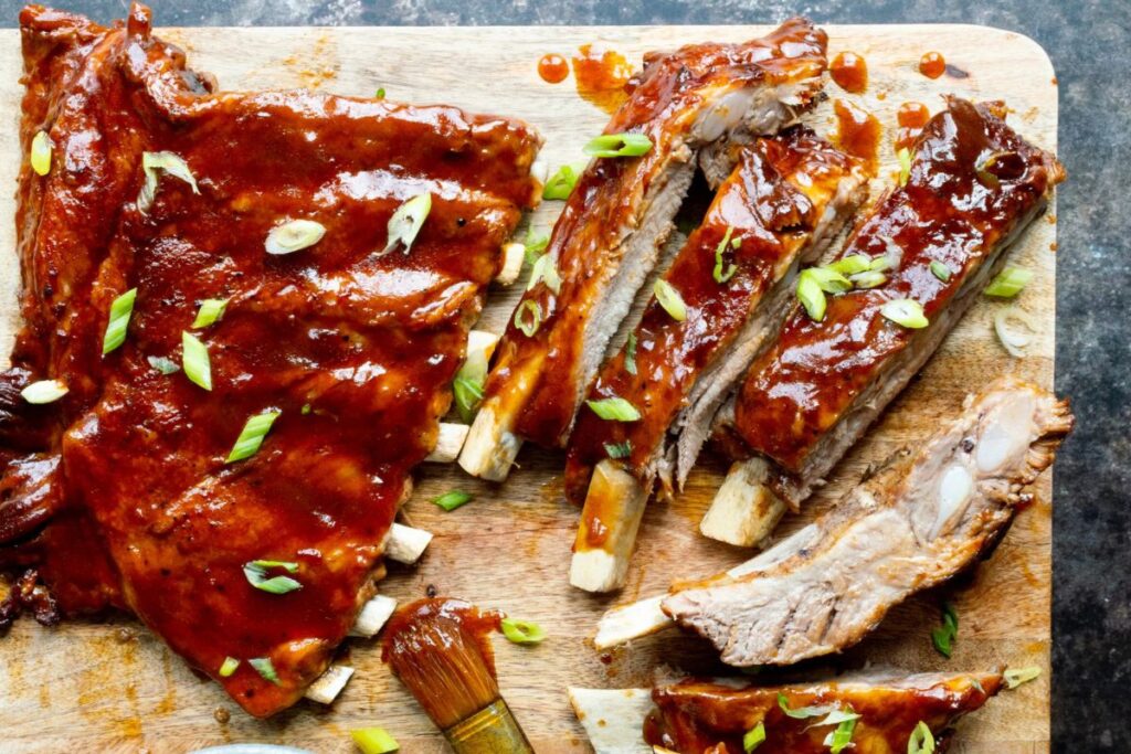 Instant Pot Sweet and Sour Style Pork Spare Ribs by Little Black Skillet