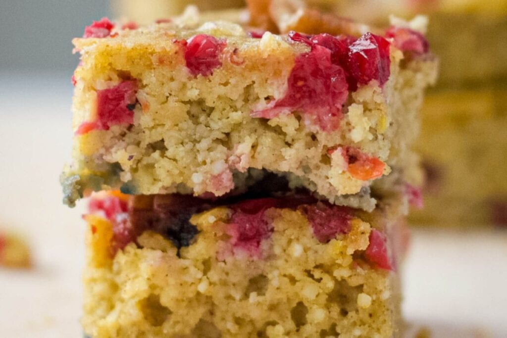 Low Carb Cranberry Coffee Cake by Refresh My Health