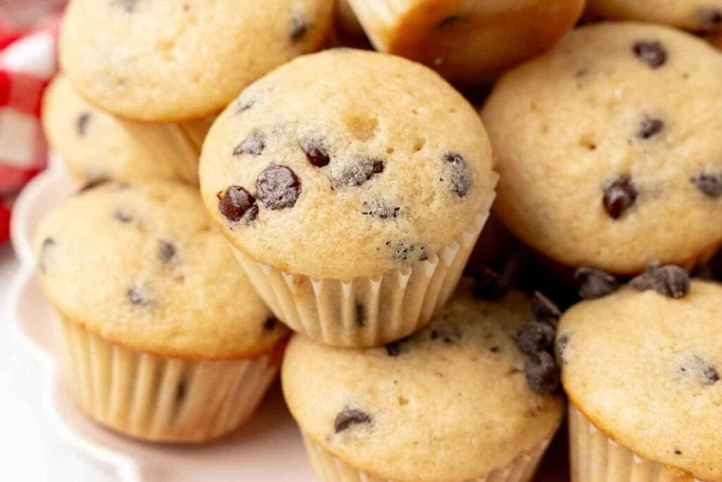 Mini Chocolate Chip Muffins by Little Sunny Kitchen