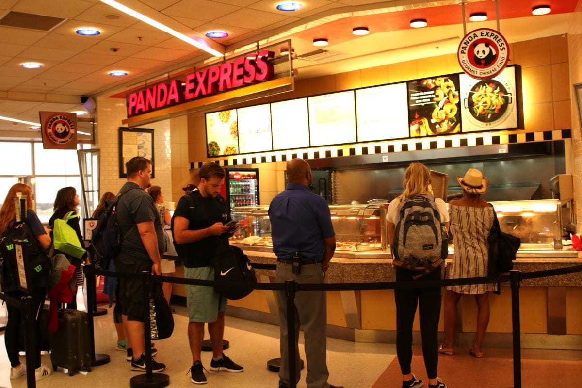 Panda Express interiorBellanoche