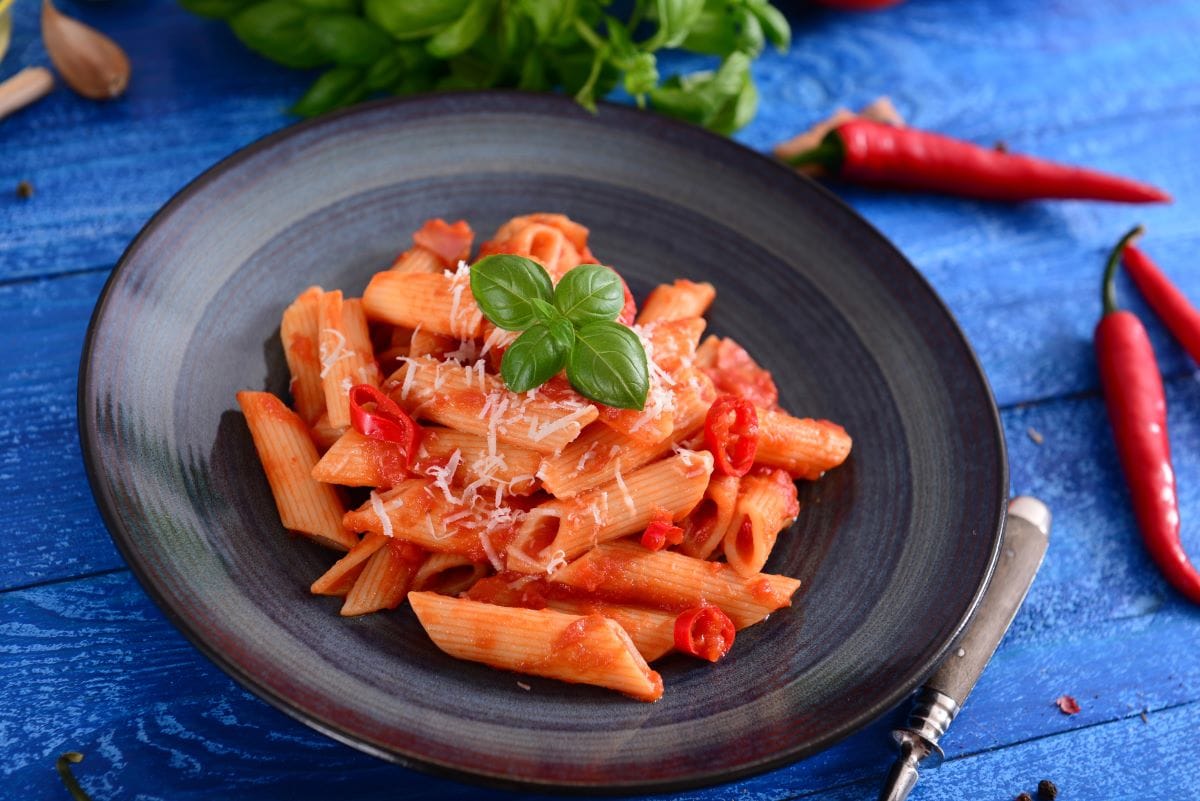 Pasta with Garlic Oil and Crushed Red PepperKwasny222