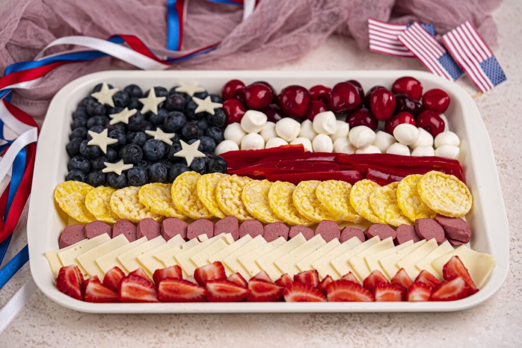 Patriotic Charcuterie Board Hero