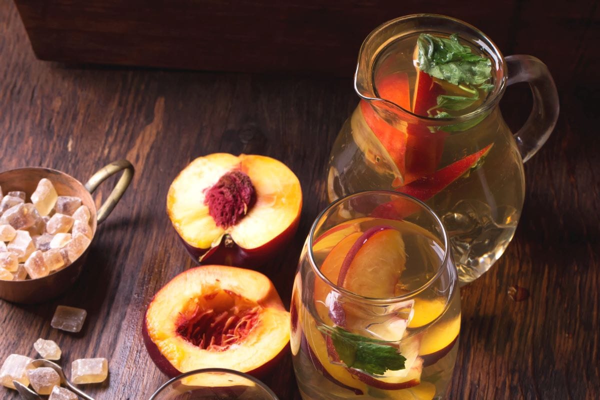 Peach iced green teaTeelesswonder