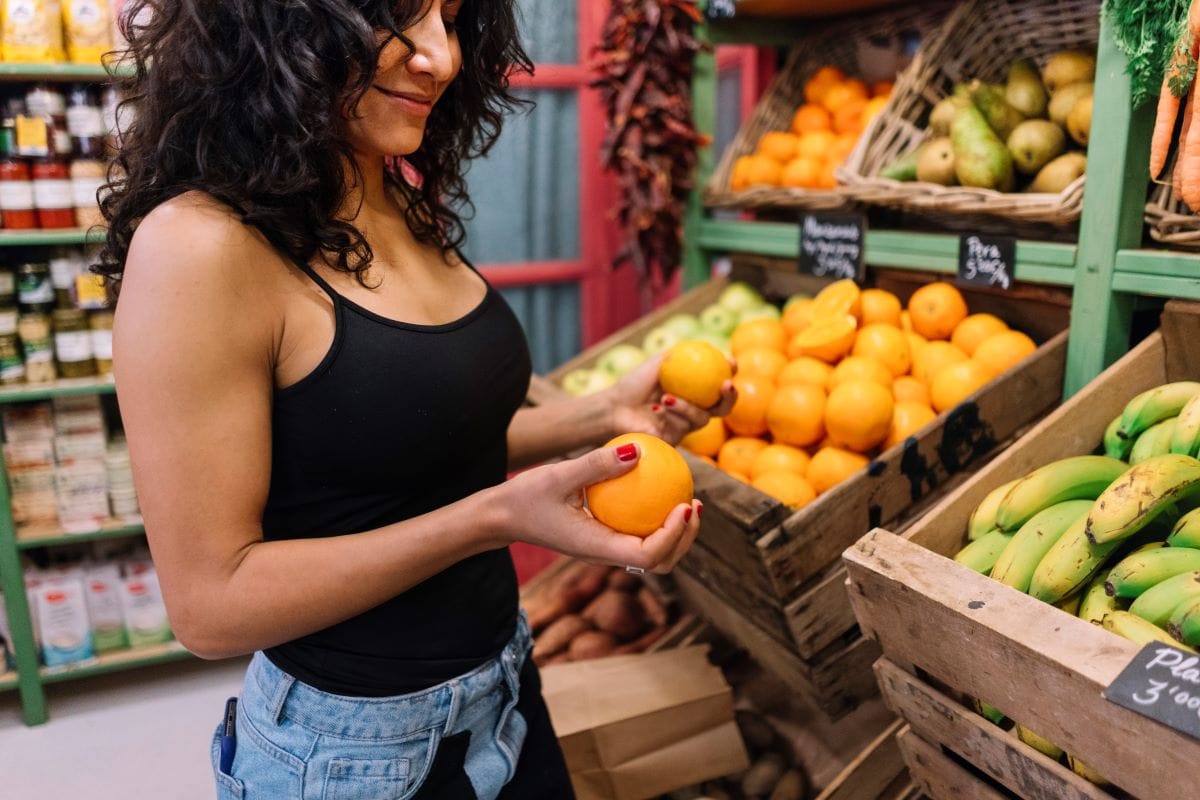 Produce section in a storeKarrastock.gmail .com