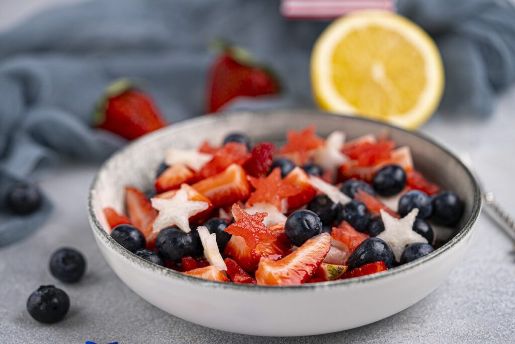 Red White and Blue Fruit Salad FPW