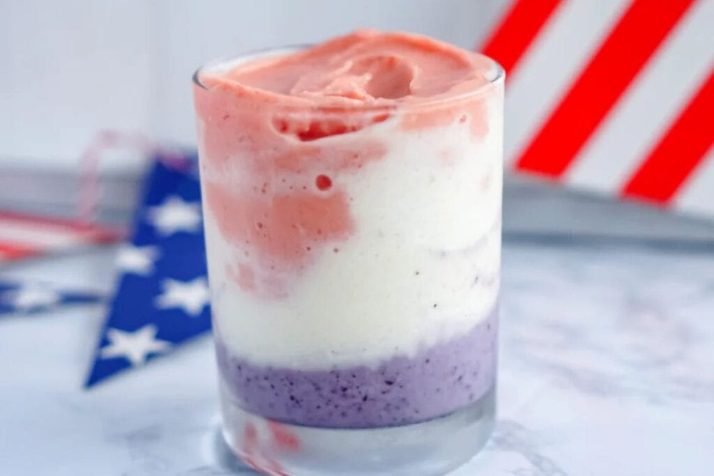 Red White and Blue Smoothie by Crystal and Comp