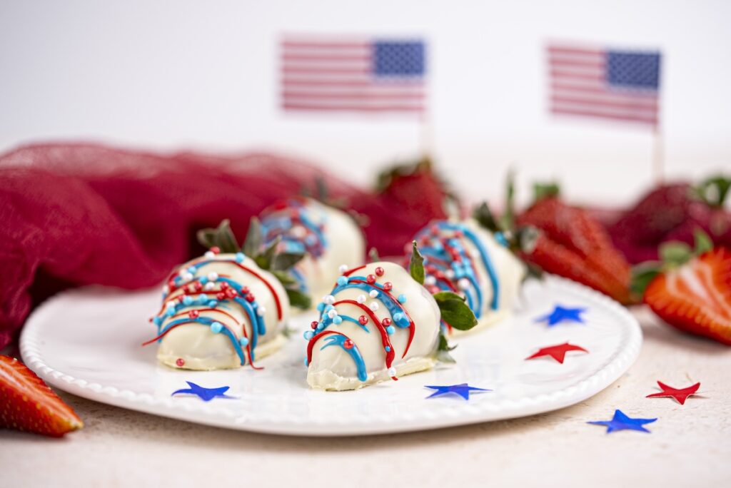 Red White and Blue Strawberries FPW