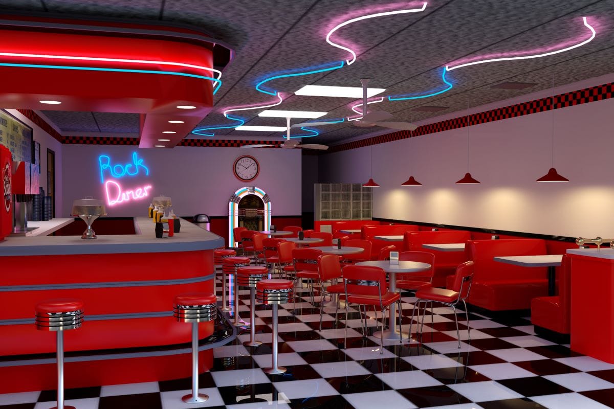 Retro DinerGoodLightHunting 1