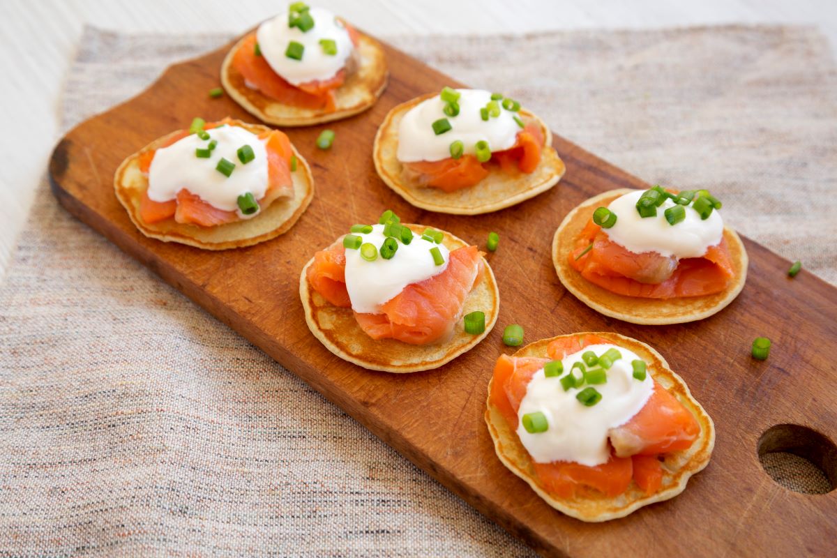 Smoked salmon bliniLiudmylaChuhunova