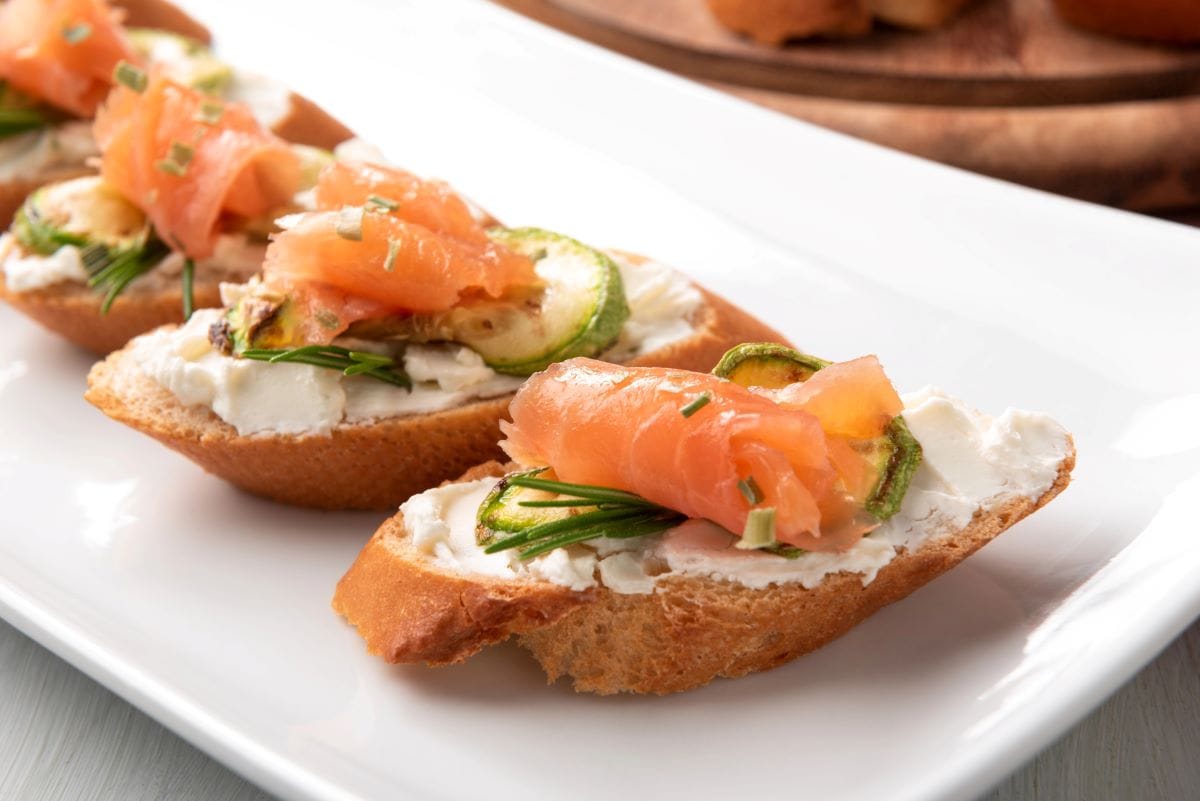 Smoked salmon crostiniMarmo81