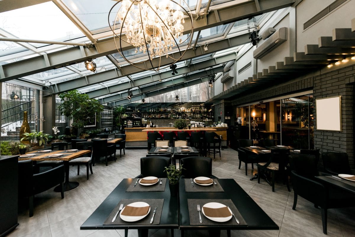 Stylish restaurant interiorArturVerkhovetskiy
