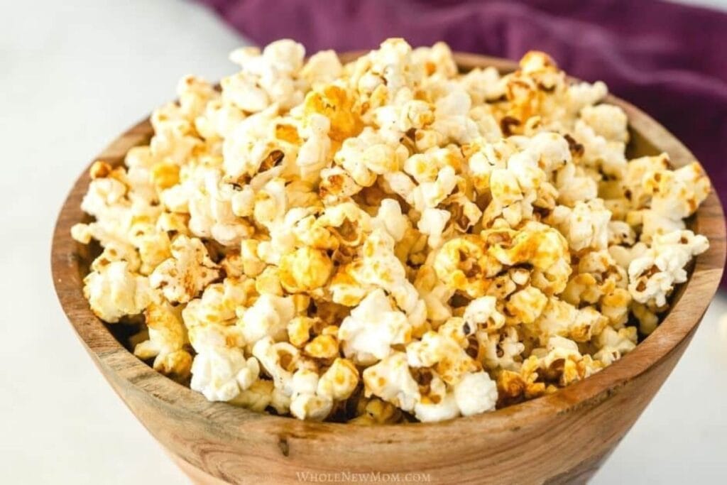 Sugar free Kettle Corn by Whole New Mom