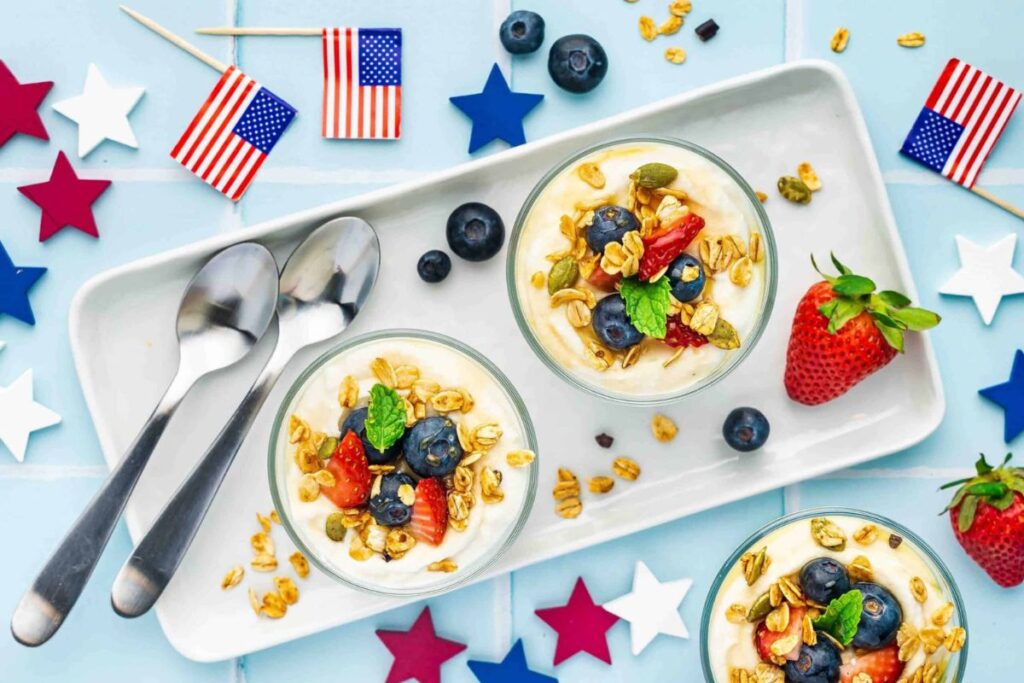 Summer Berry Ricotta Parfait by Hungry Whisk