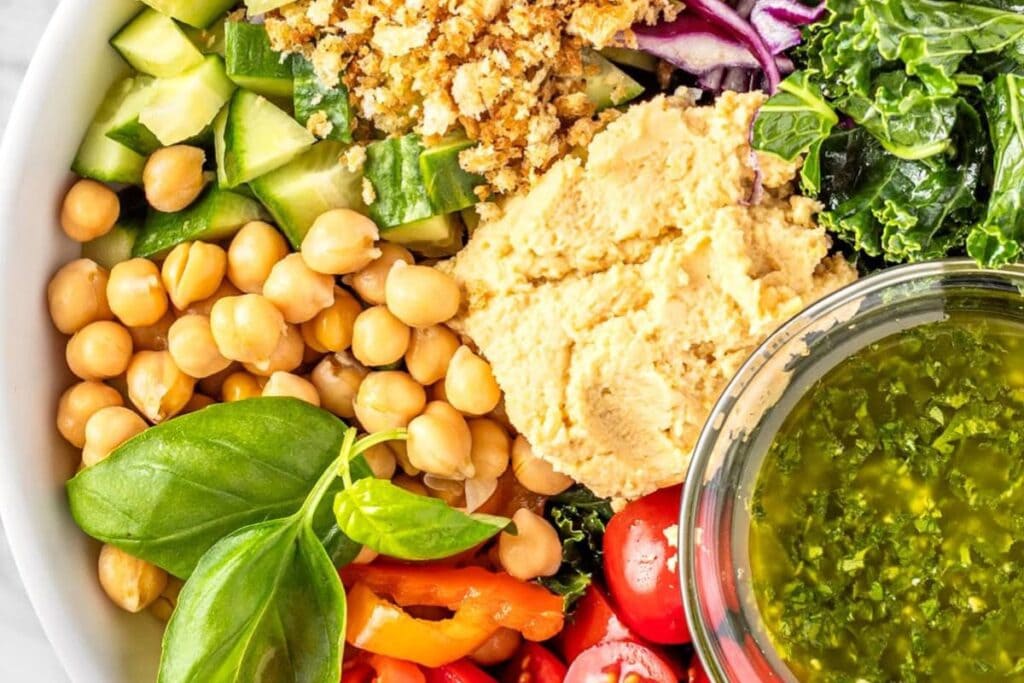 Sweetgreen Hummus Crunch Salad by Let Us Munch Lettuce