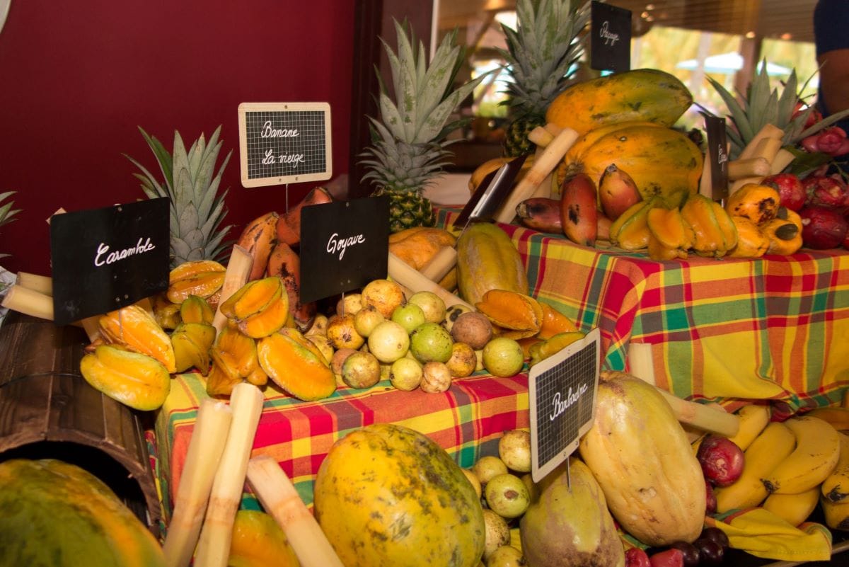 Tropical fruits in marketOceanProd