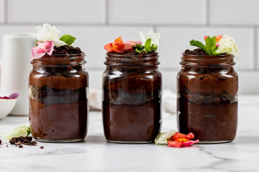 Vegan Dirt Cups by Happy Food Healthy Life
