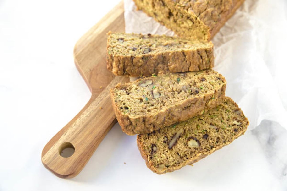 Vegan Zucchini Bread by Happy Food Healthy Life