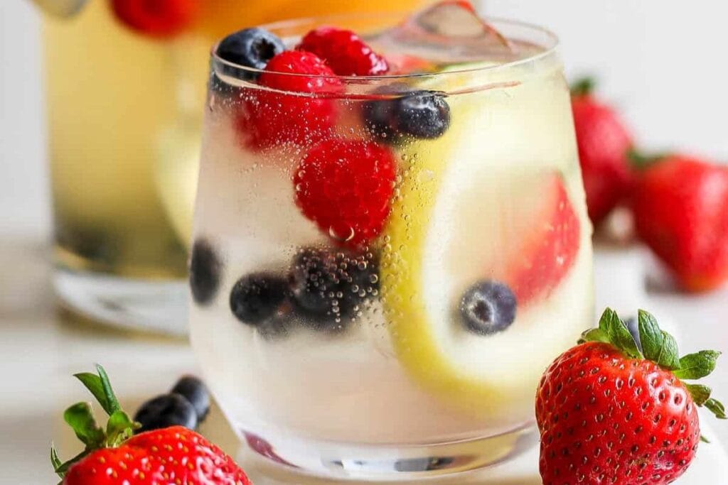 White Sangria by The Wooden Skillet