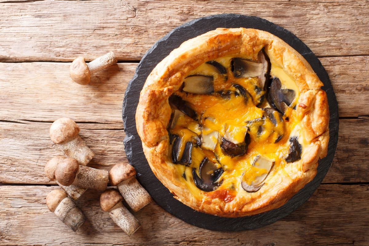 Wild mushroom tartLenyvavsha