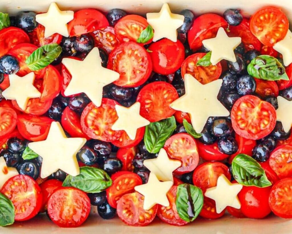 Red White and Blue Food
