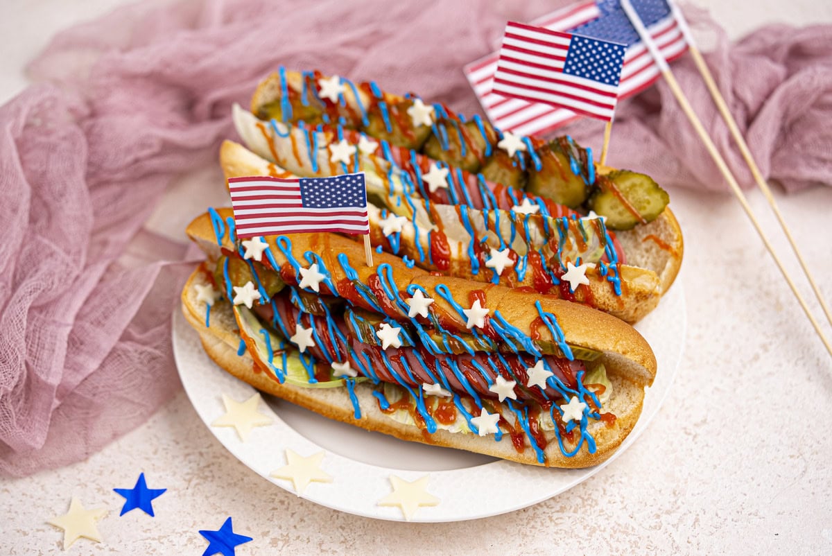 4th of july hot dogs