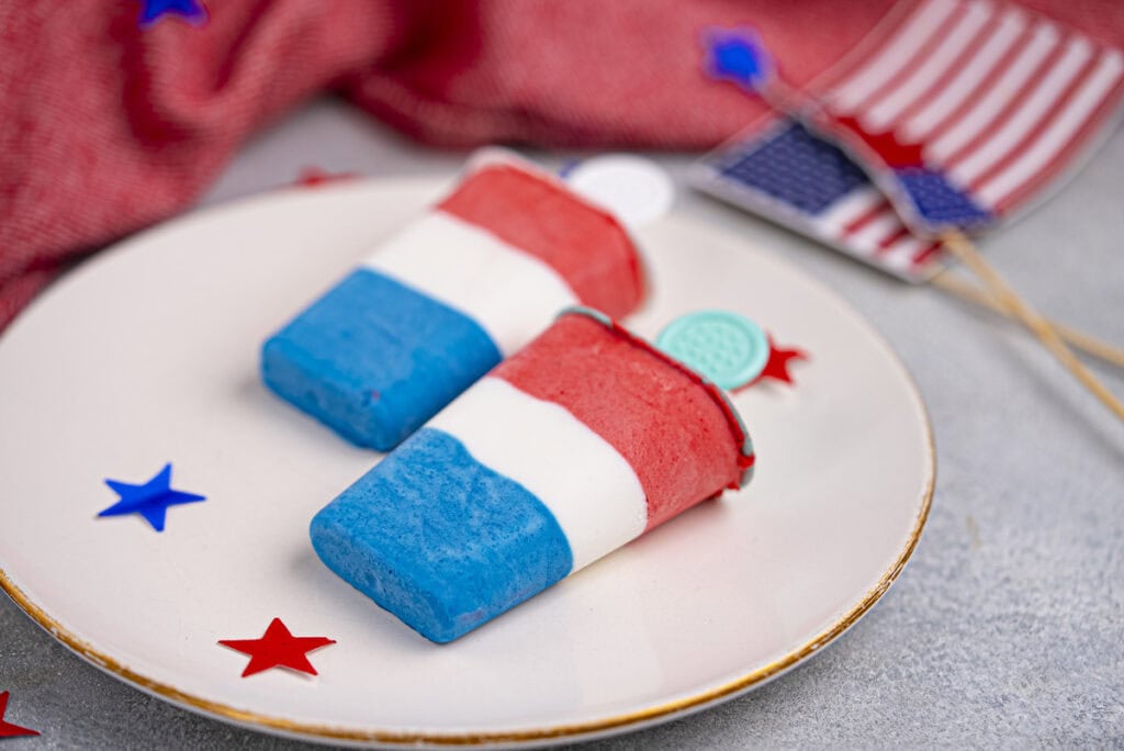 4th of july popsicles