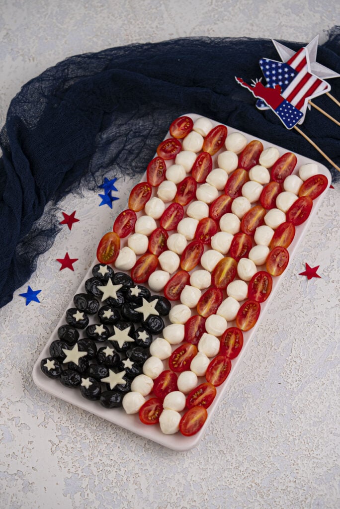 American Flag Charcuterie Board