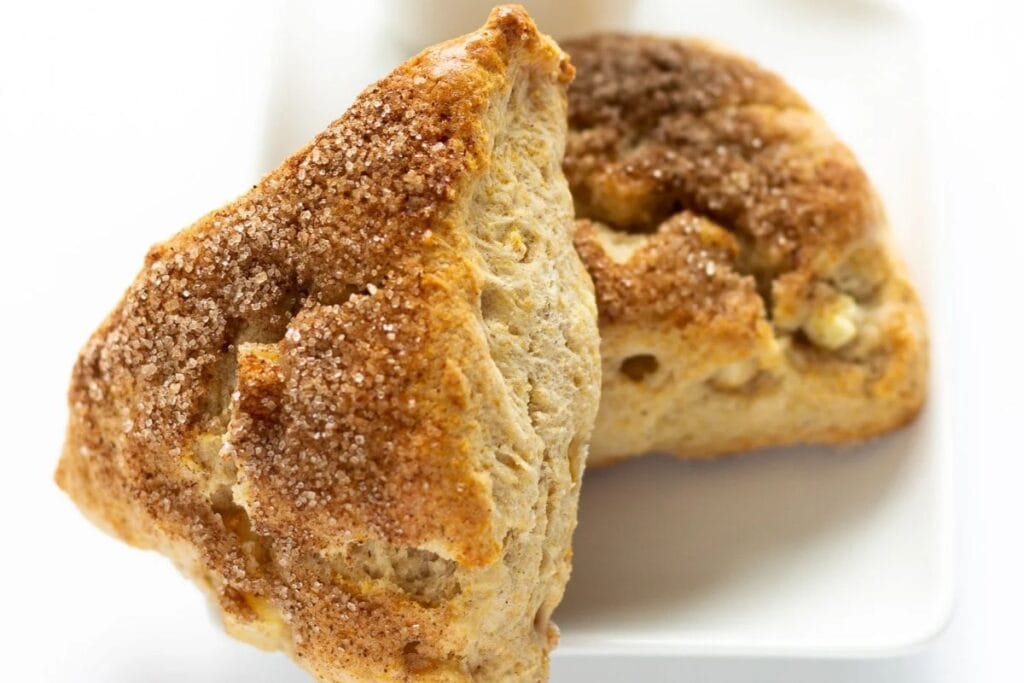 Apple Cinnamon Scones by Maple and Mango