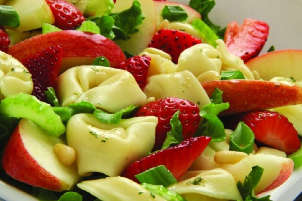 Apple Tortellini Salad by Mommy Evolution